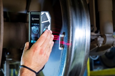 车轮厚度测量模块